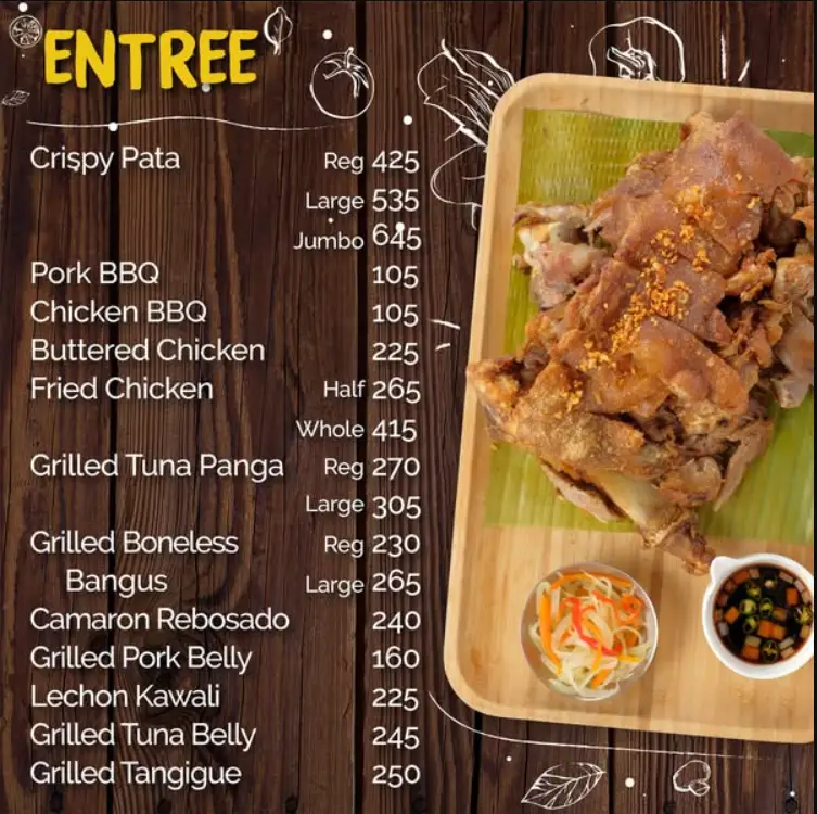 Chikaan Philippines Menu