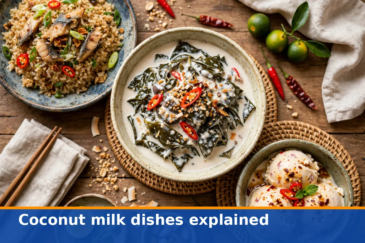 Coconut milk dishes explained