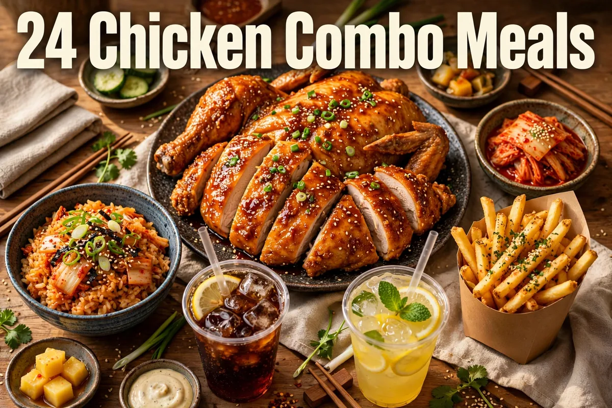 24 Chicken Combo Meals