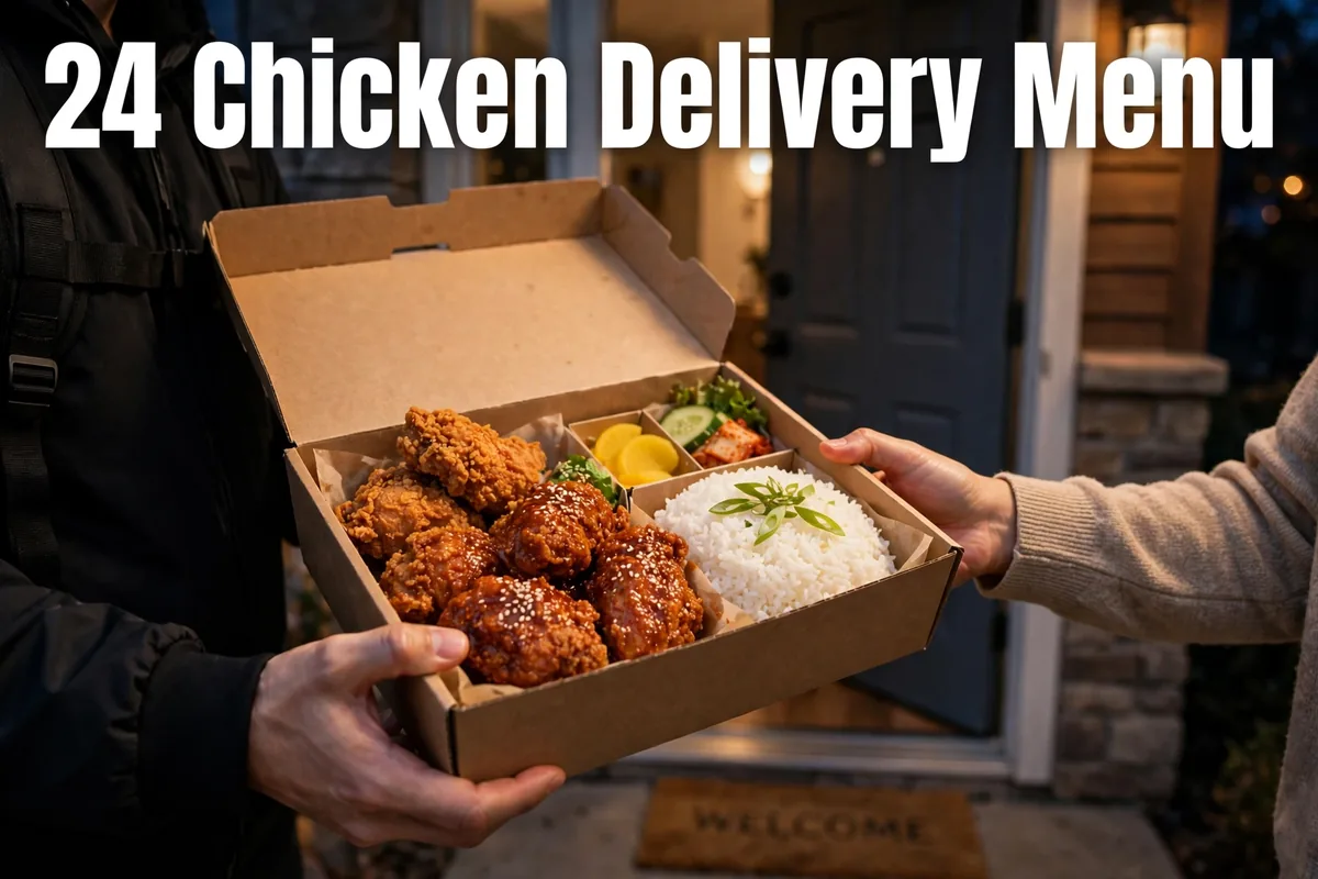 24 Chicken Delivery Menu