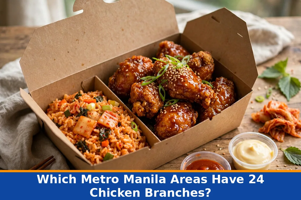 Which Metro Manila Areas Have 24 Chicken Branches?