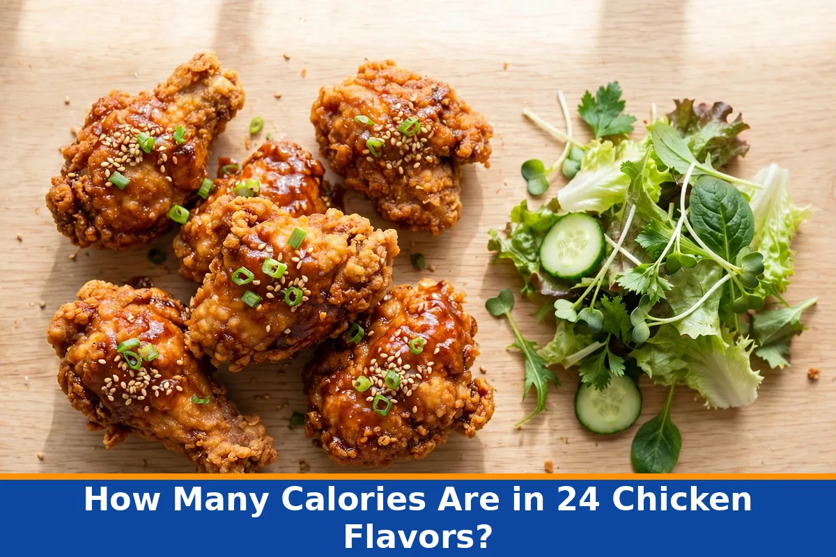 How Many Calories Are in 24 Chicken Flavors?