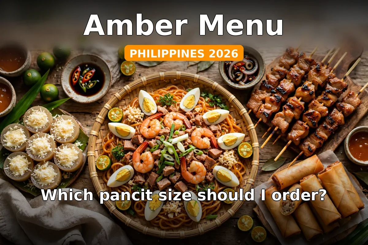 Which pancit size should I order?