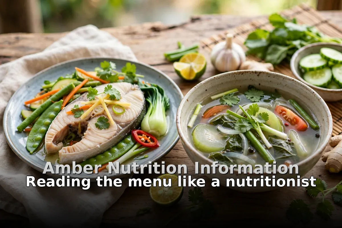 Reading the menu like a nutritionist