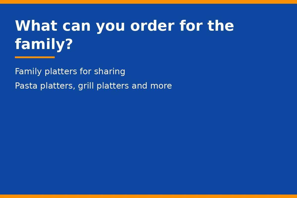 What can you order for the family at Bigby's?