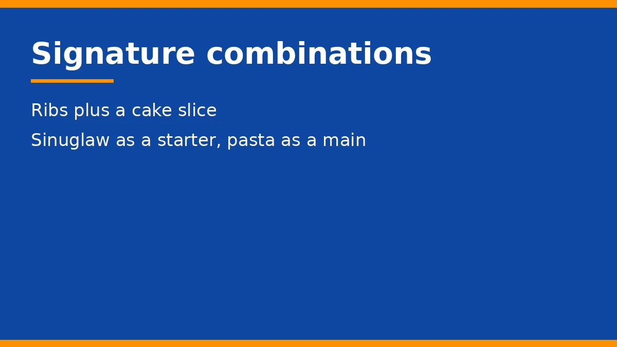 Signature combinations