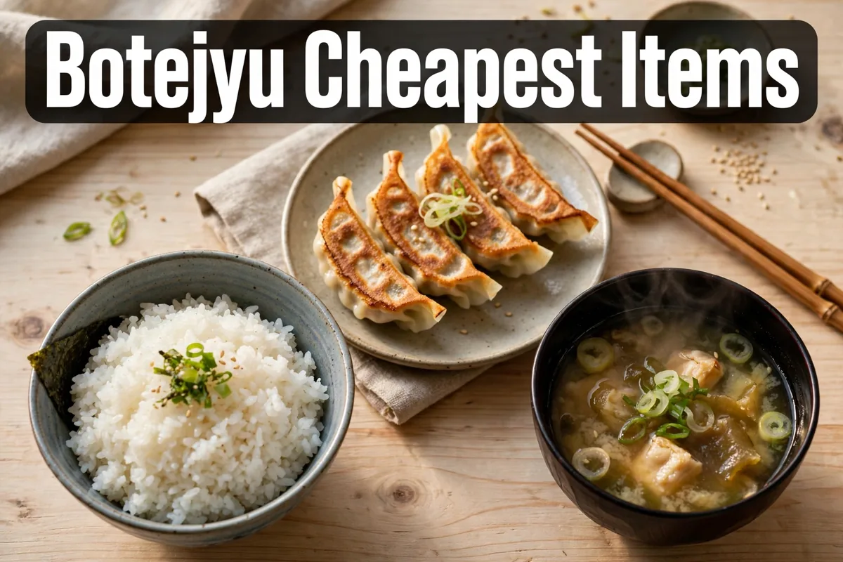 botejyu cheapest items