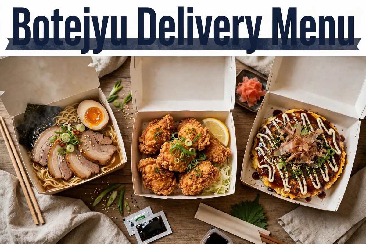 botejyu delivery menu