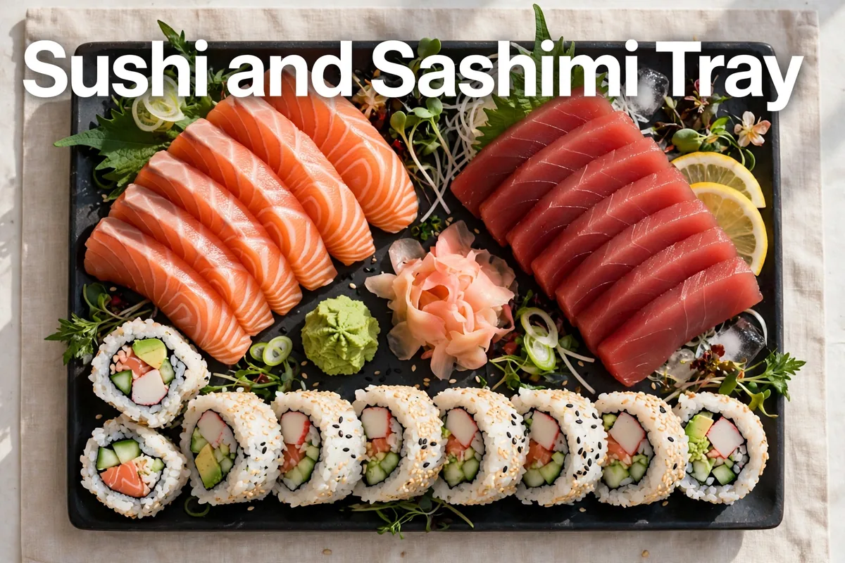 Sushi and Sashimi Tray