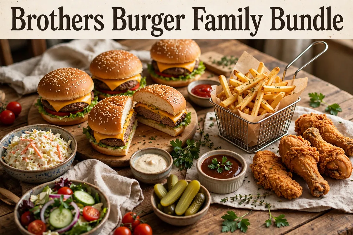 brothers burger family bundle
