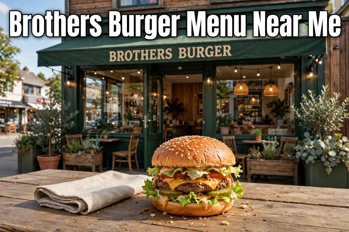 Brothers Burger Menu Near Me