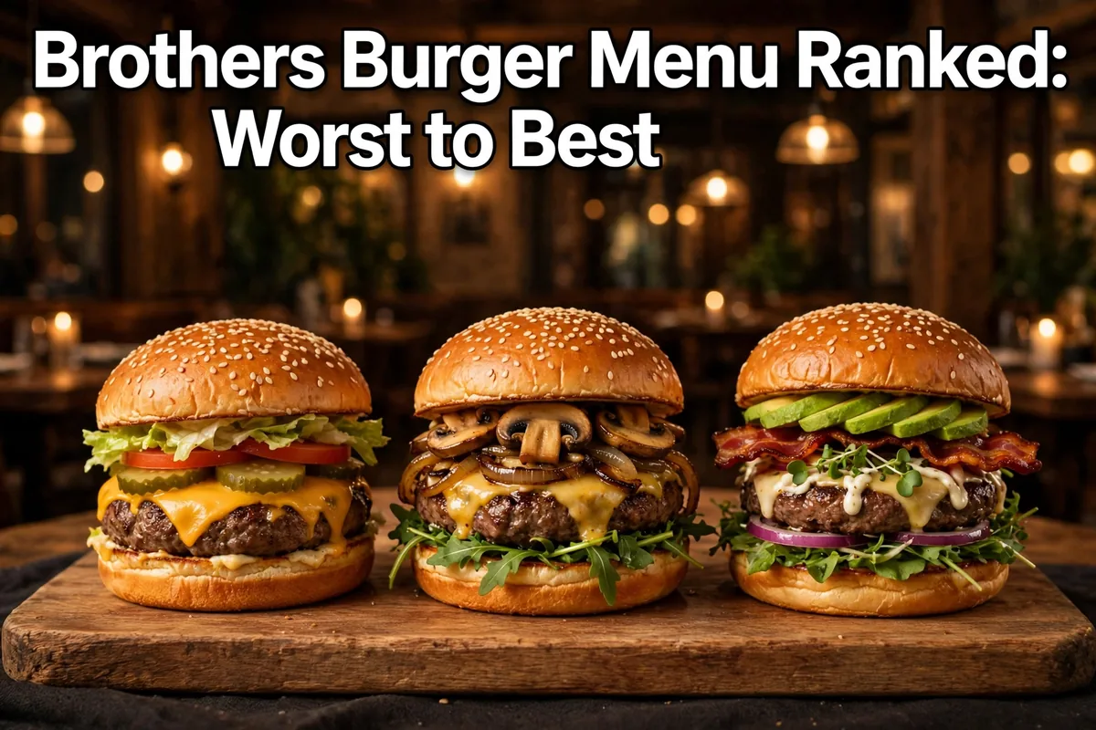 brothers burger menu ranked