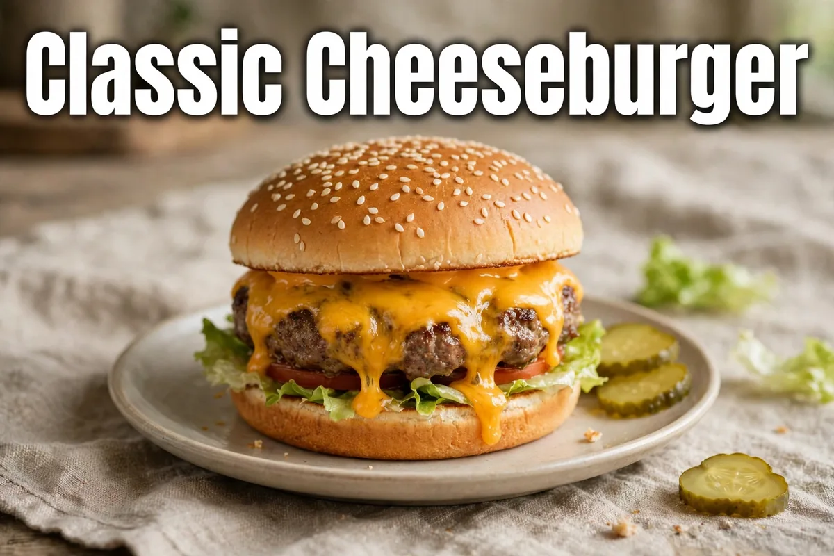 Where does the classic cheeseburger land?