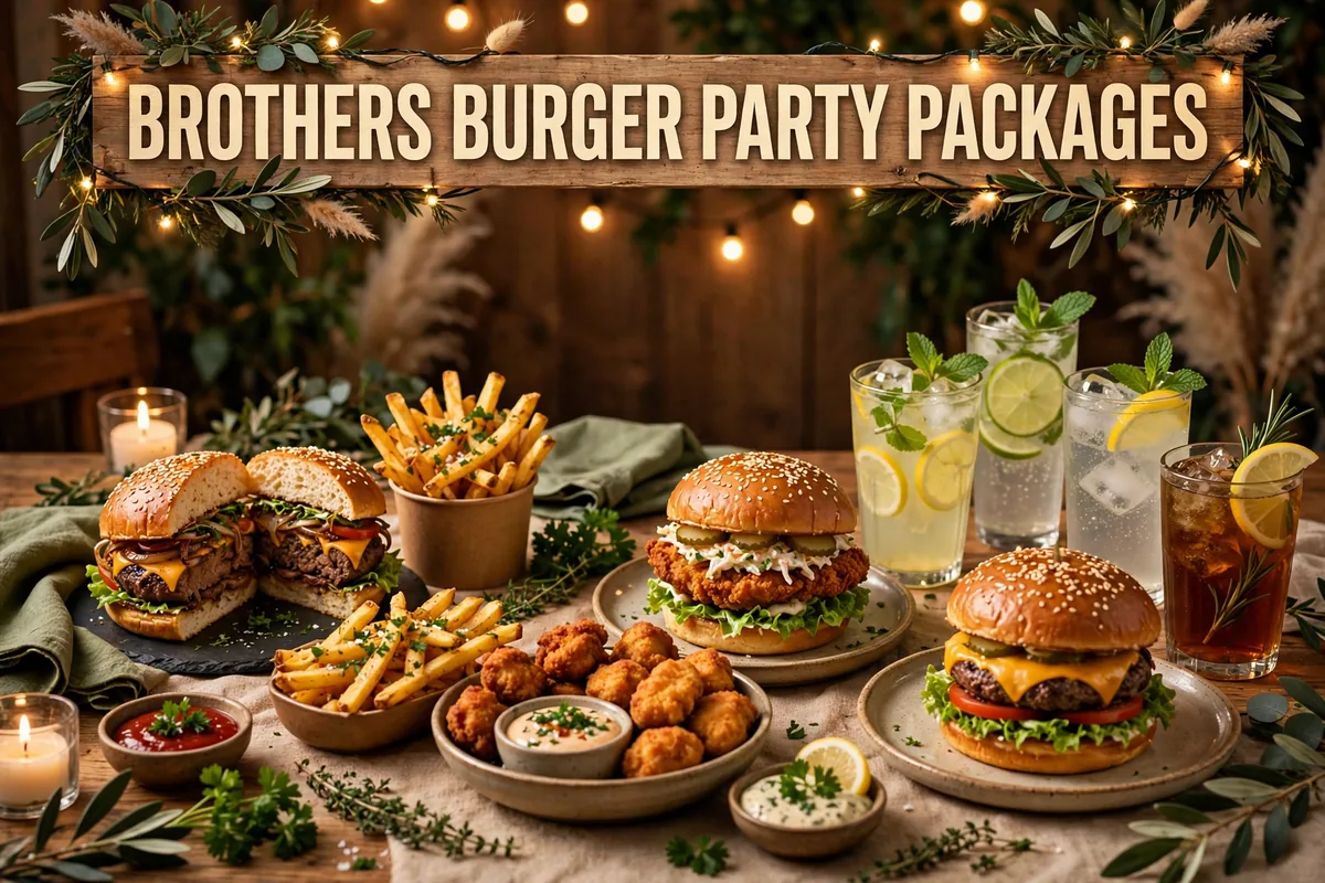 brothers burger party packages