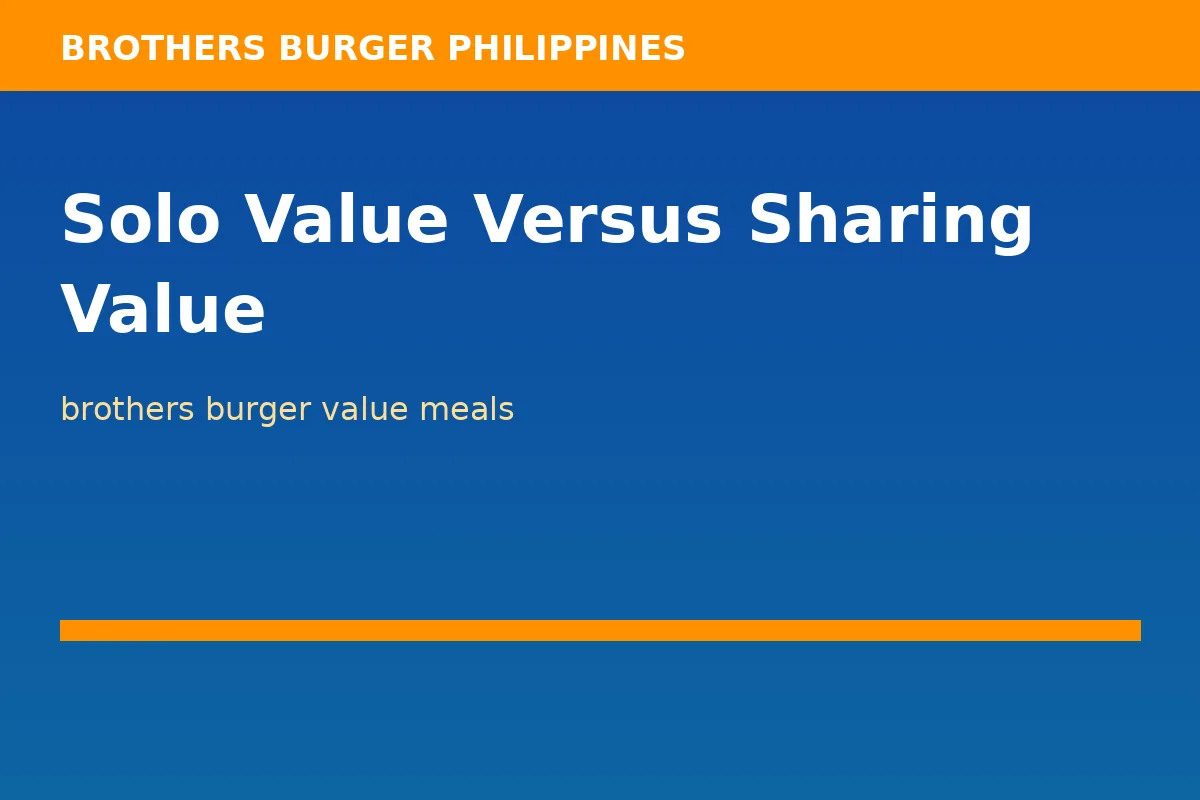 Solo Value Versus Sharing Value