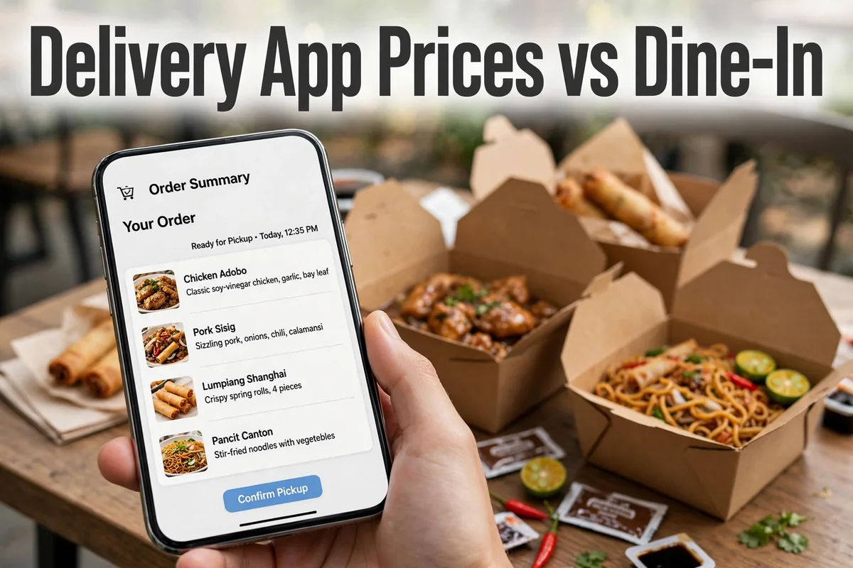 How much higher are GrabFood and foodpanda prices?