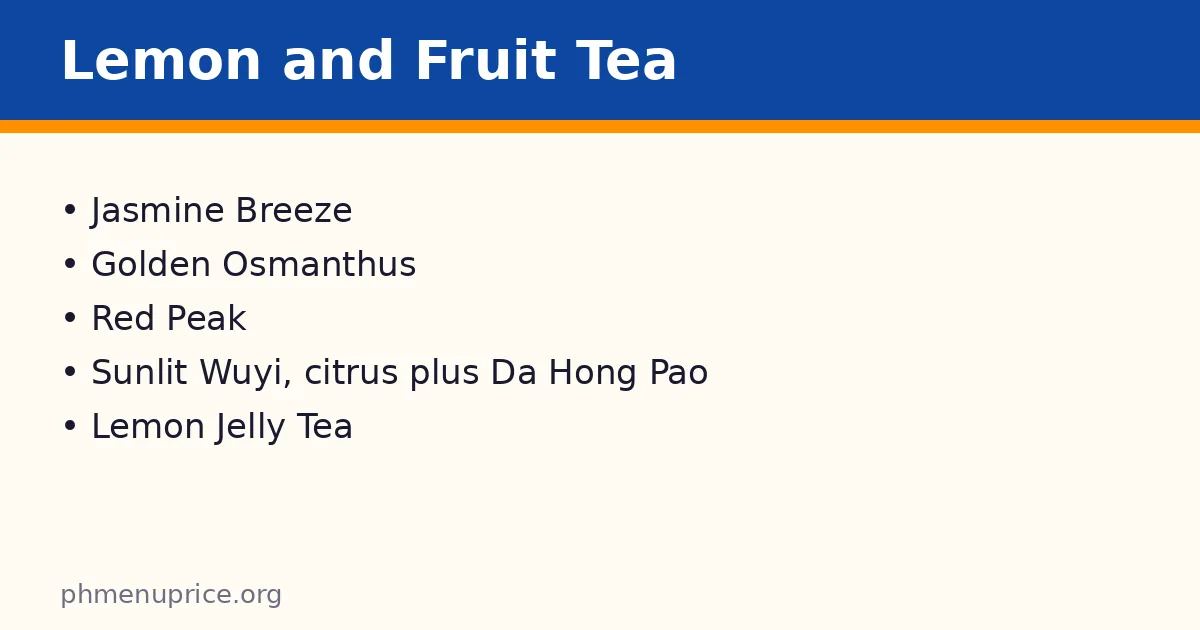 What cheese foam and lemon teas does ChaYi sell?