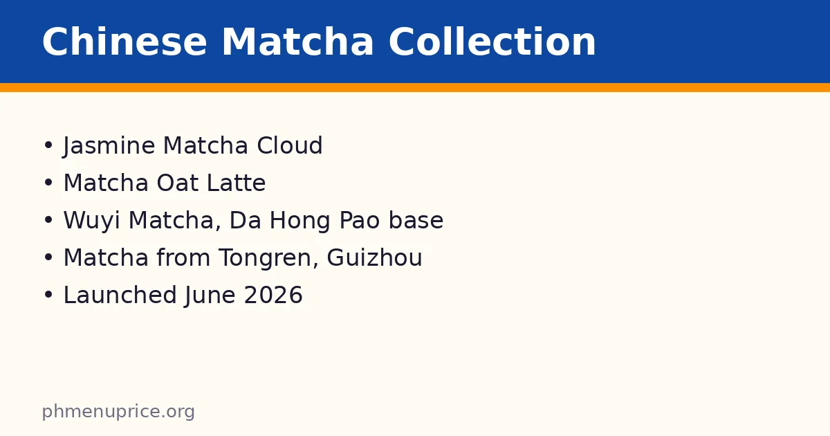 What is in ChaYi's Chinese Matcha Collection?