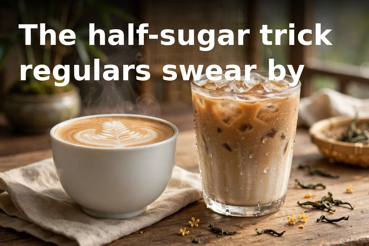 The half-sugar trick regulars swear by