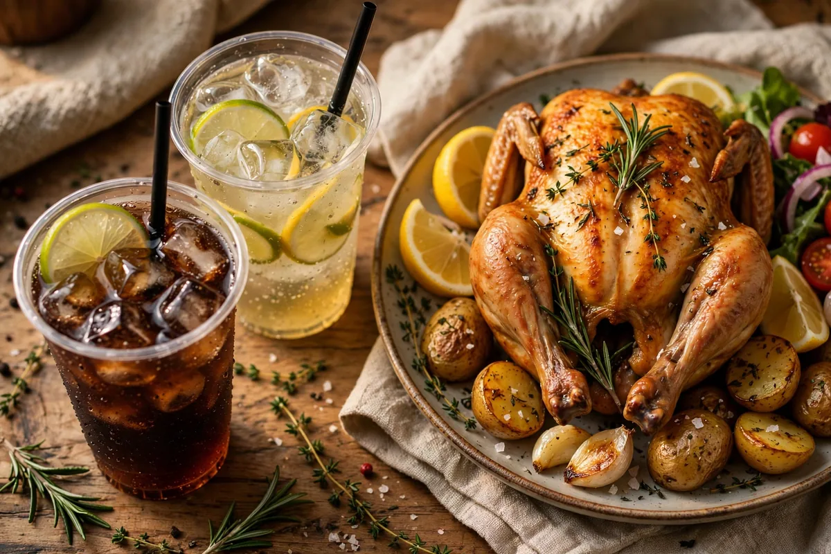 What drinks and sides pair best with a combo?