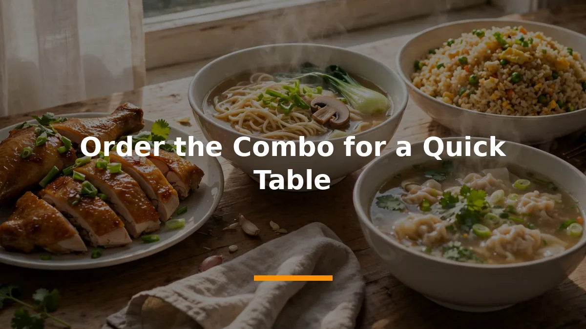 Order the Combo for a Quick Table