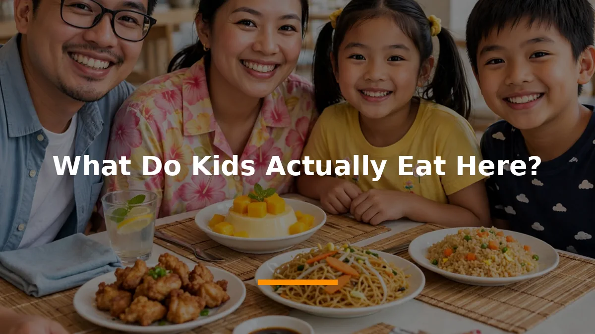 What Do Kids Actually Eat Here?