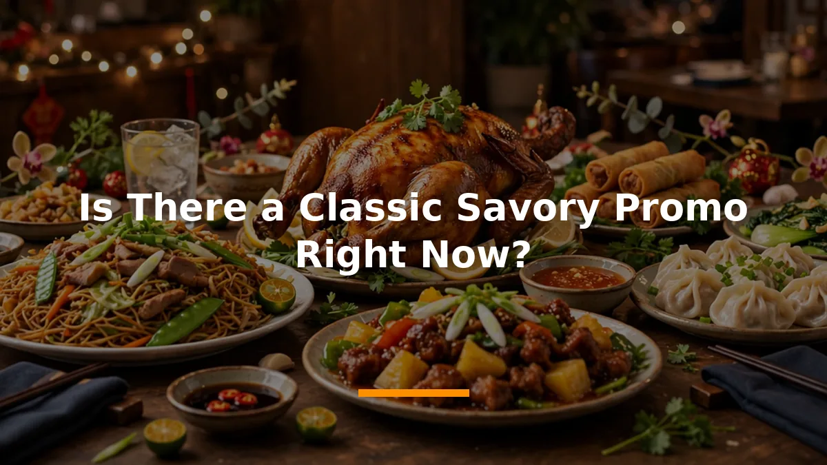 Is There a Classic Savory Promo Right Now?