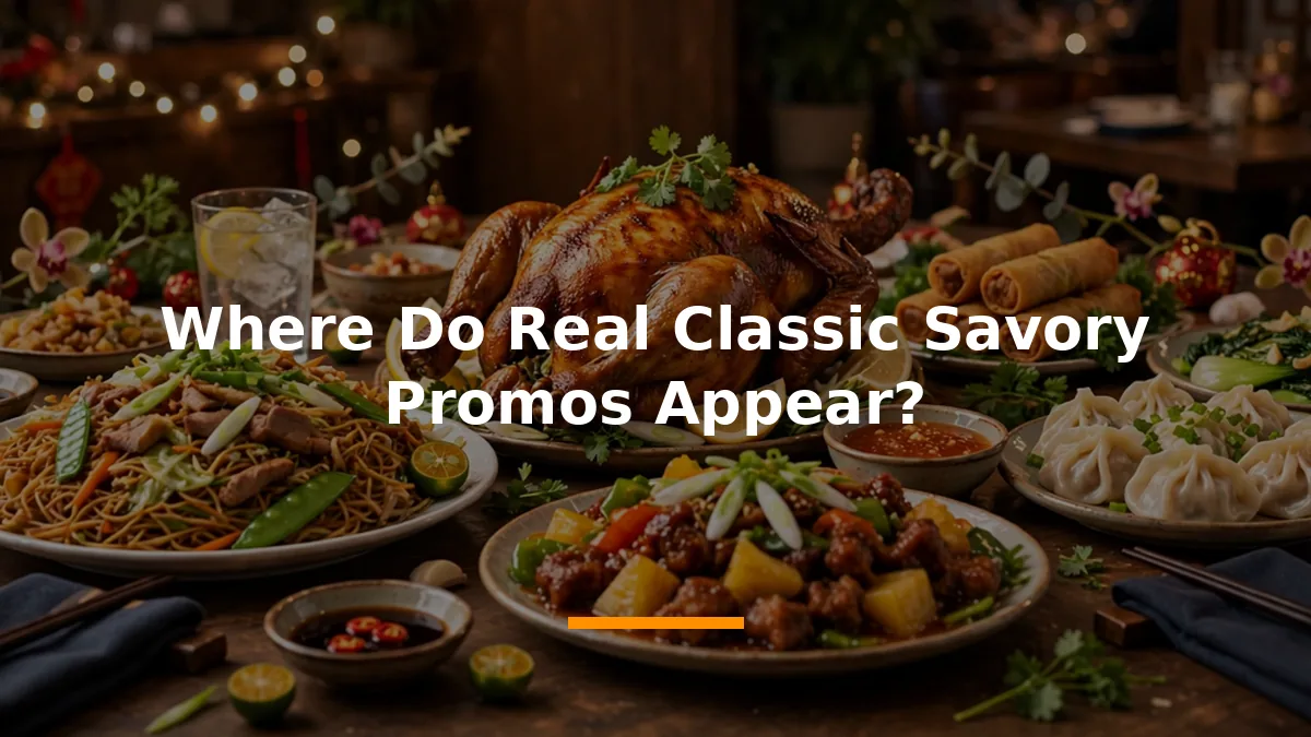 Where Do Real Classic Savory Promos Appear?