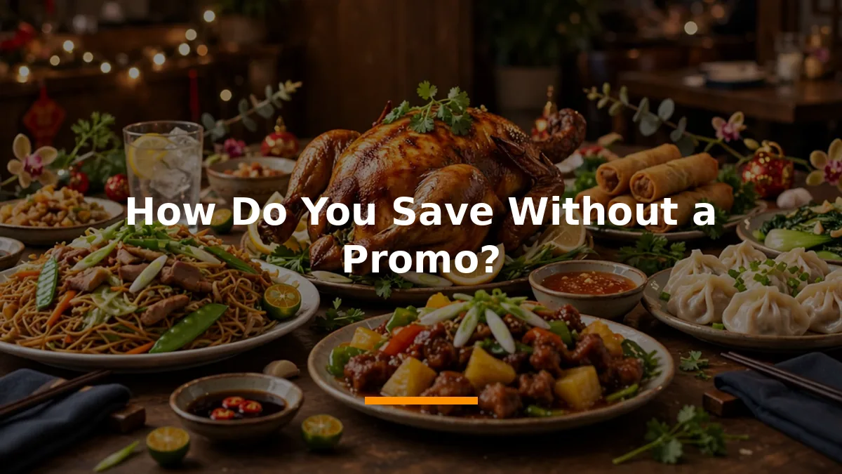 How Do You Save Without a Promo?