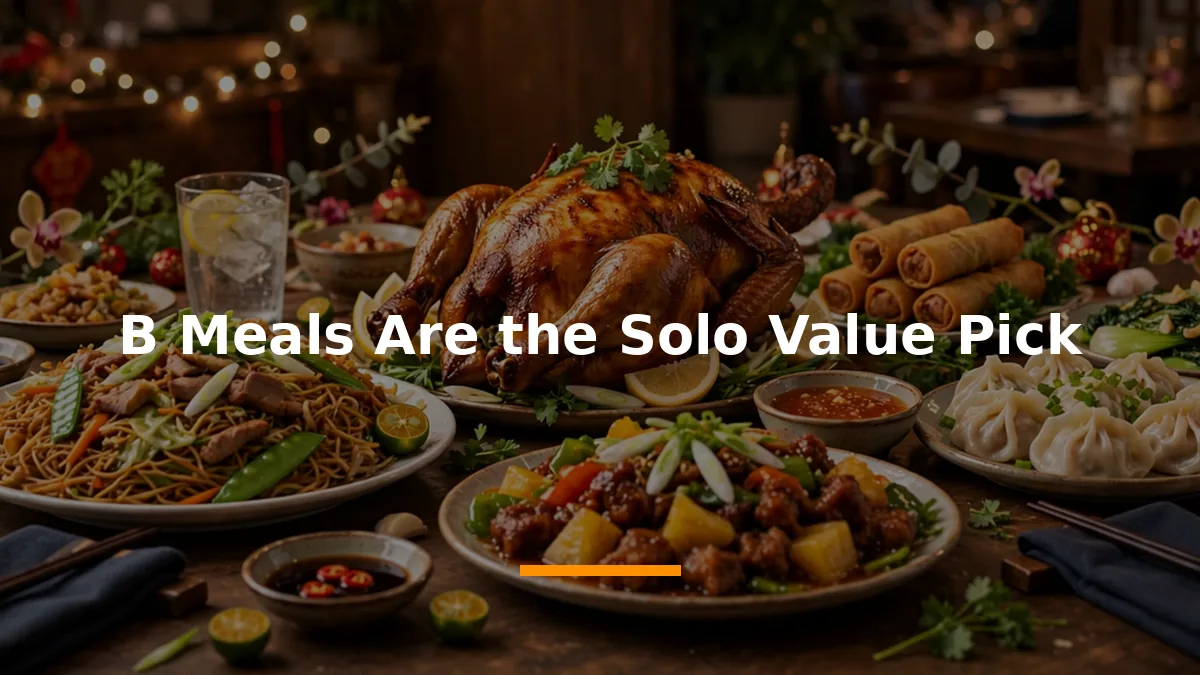 B Meals Are the Solo Value Pick