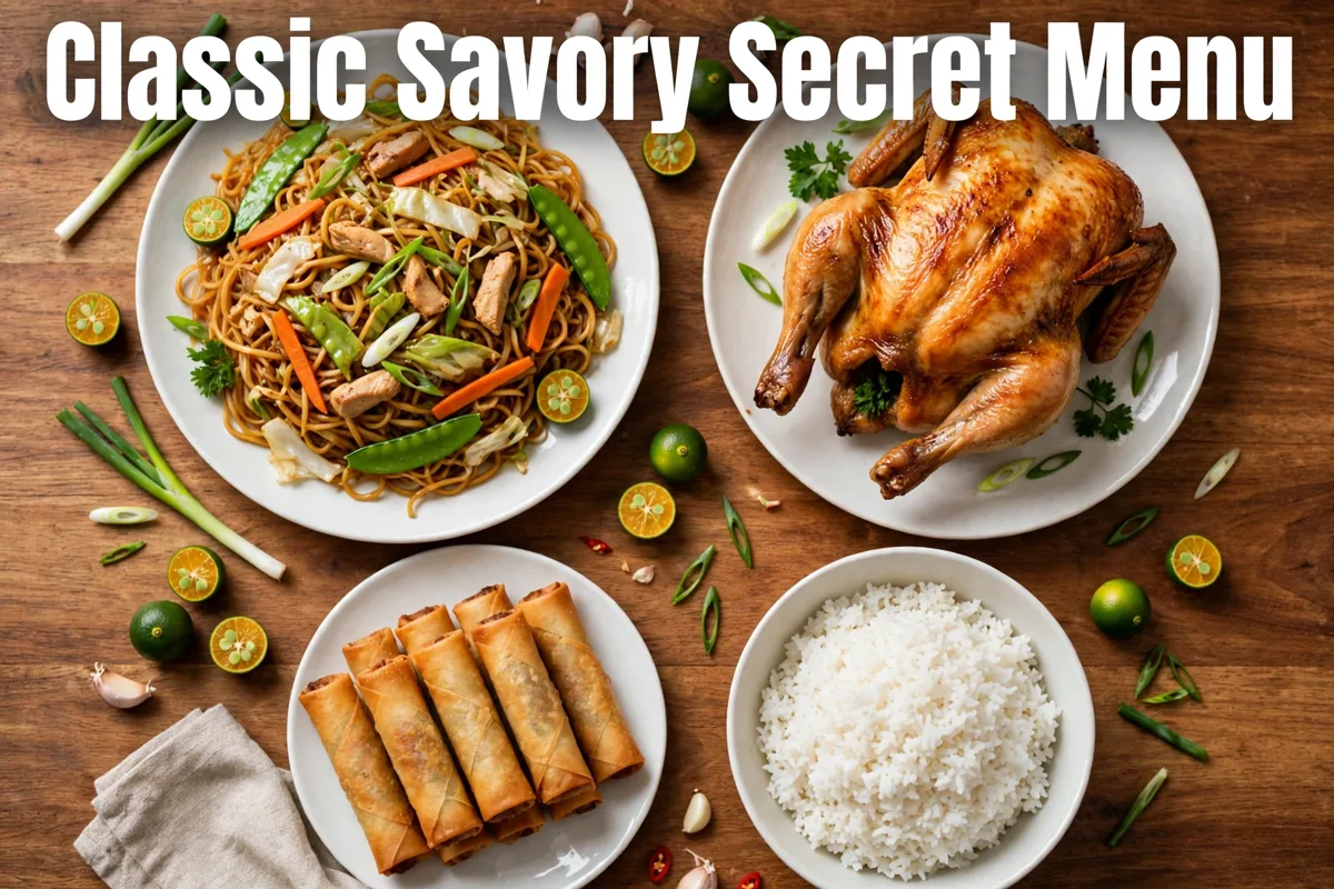Classic Savory Secret Menu