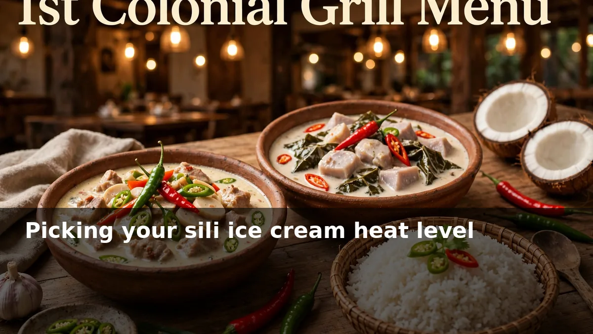 Picking your sili ice cream heat level
