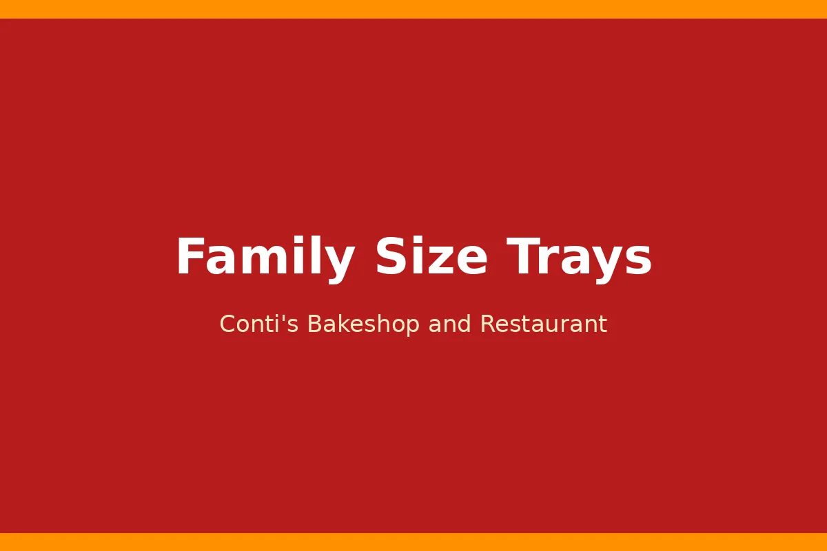 Conti's family bundle: what feeds the whole table