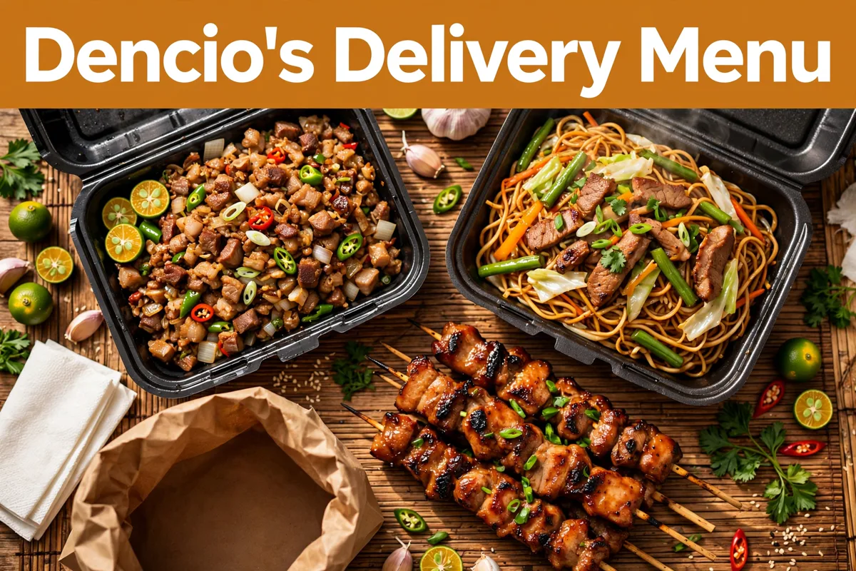 Dencio's Delivery Menu