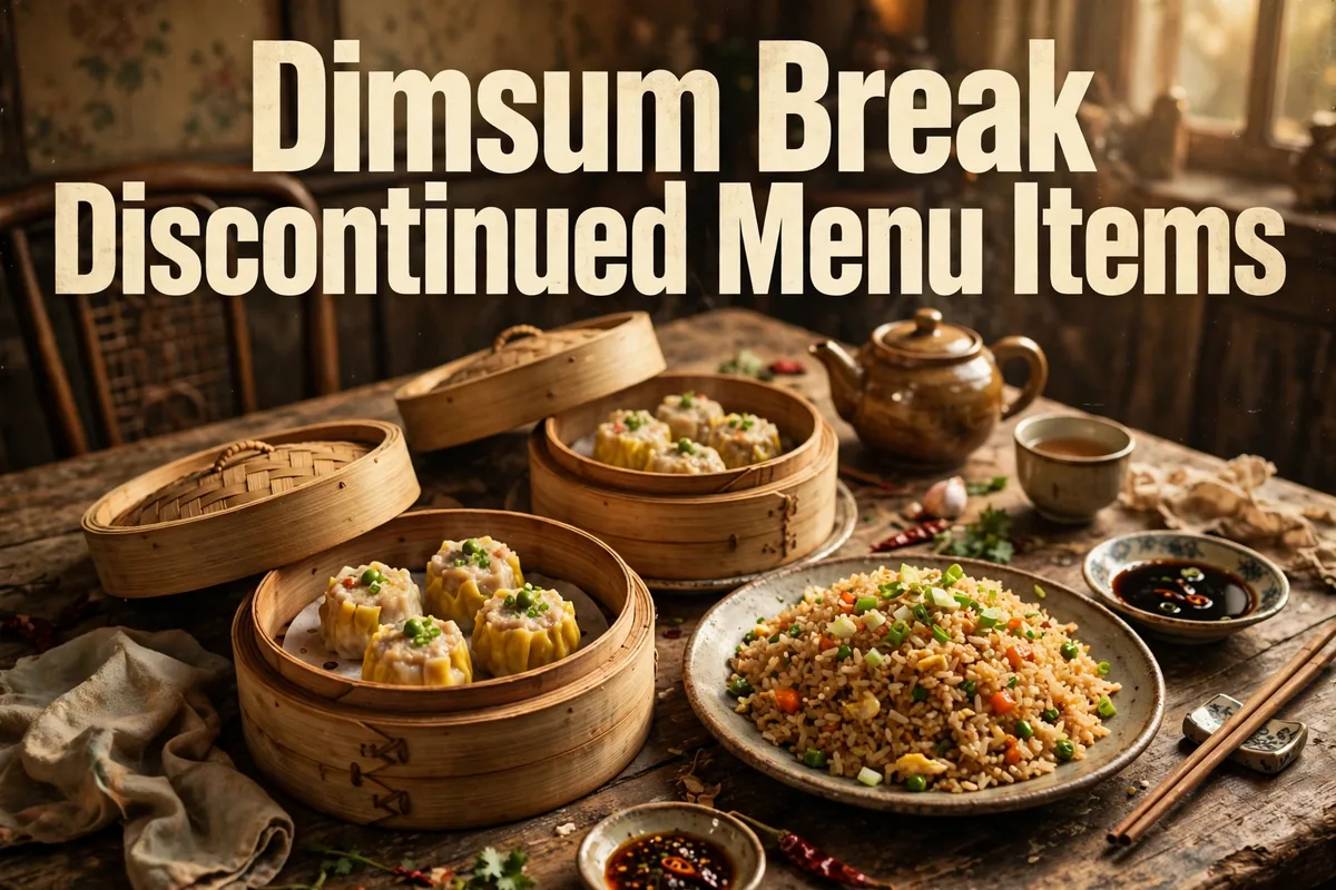 Dimsum Break Discontinued Menu Items