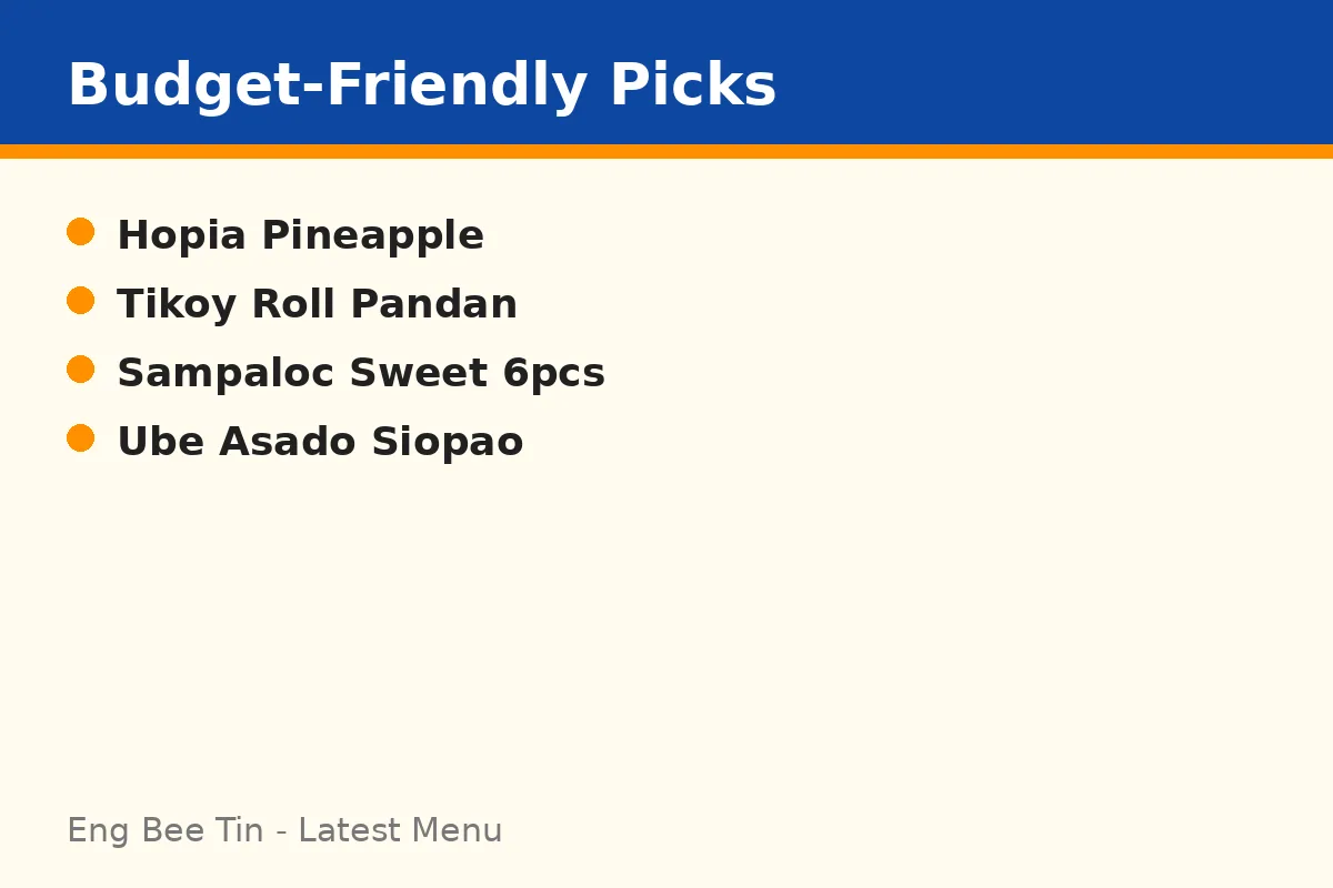 What Is the Cheapest Pasalubong at Eng Bee Tin?