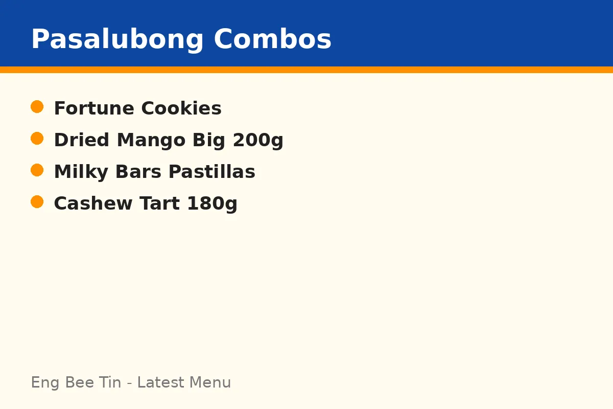 What Are the Best Eng Bee Tin Pasalubong Combos?
