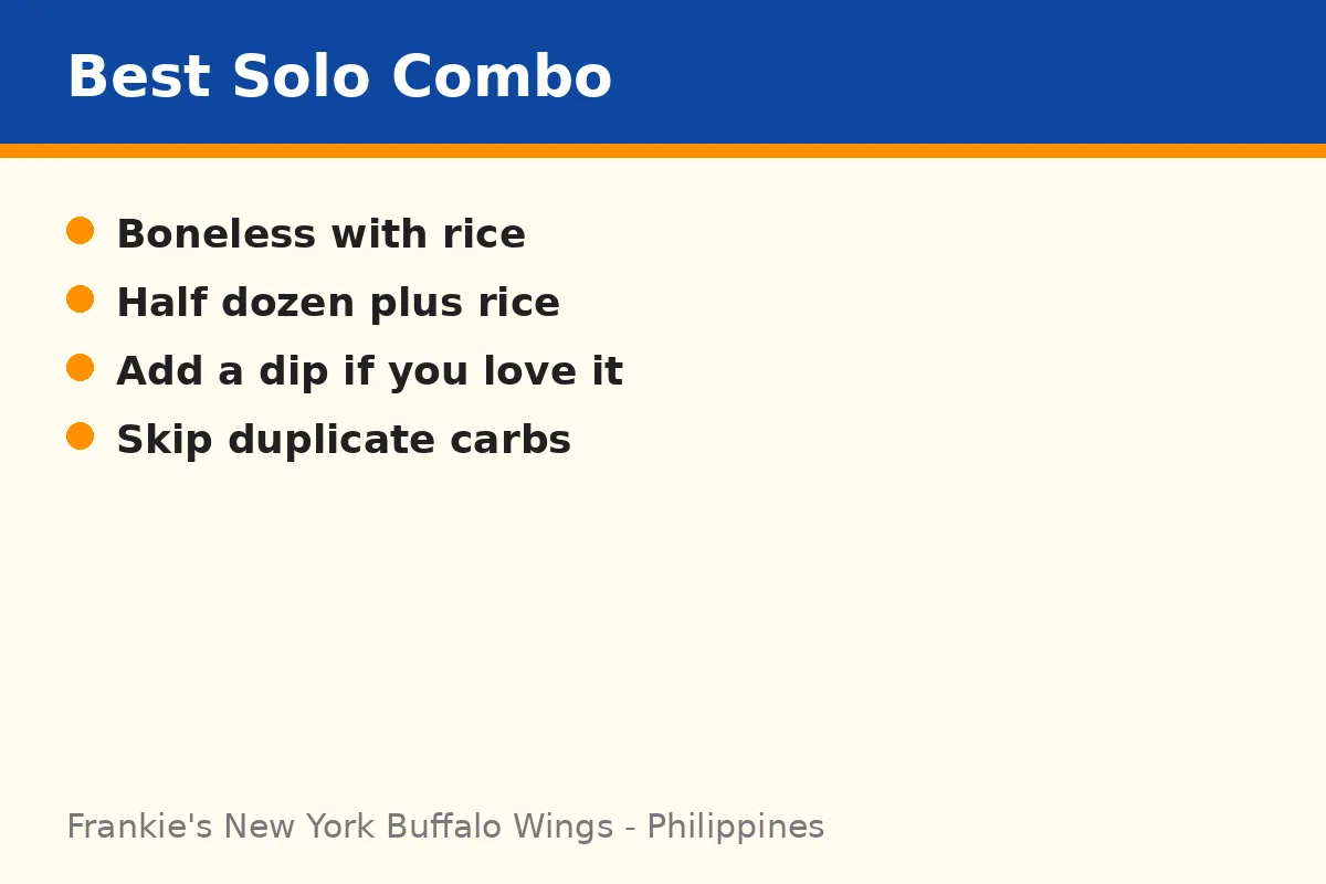 What is the best solo Frankie's combo?