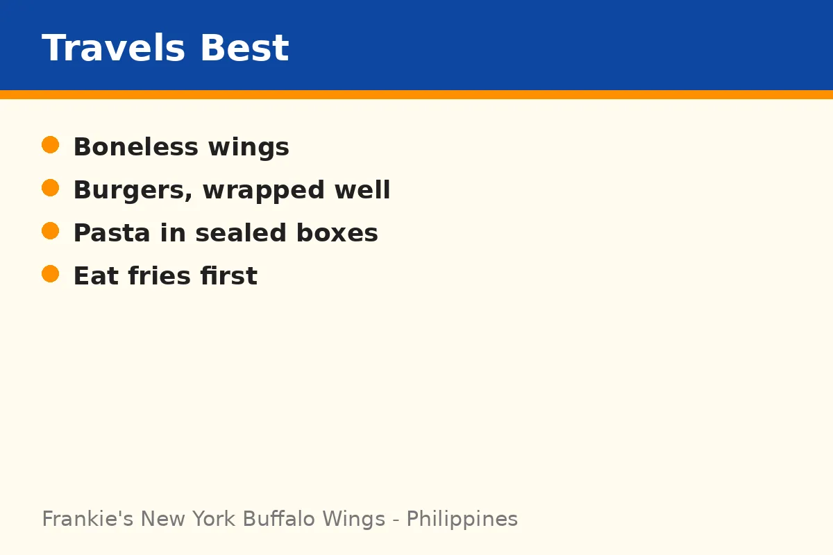 Which dishes travel best for delivery?