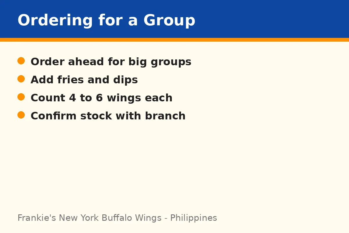 How do you order a Frankie's family bundle for a group?