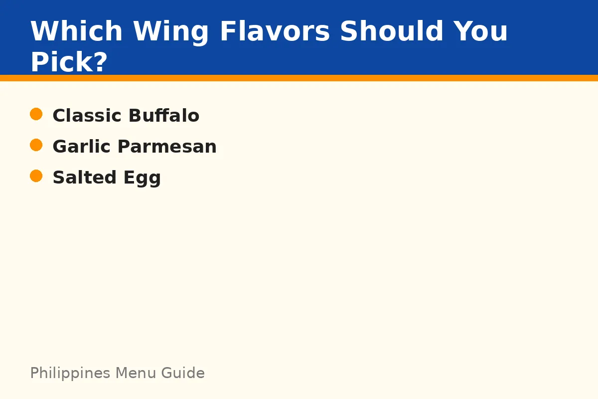 Which wing flavors should you pick?