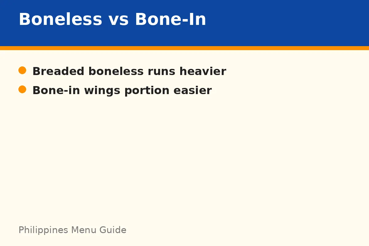 Boneless vs bone-in