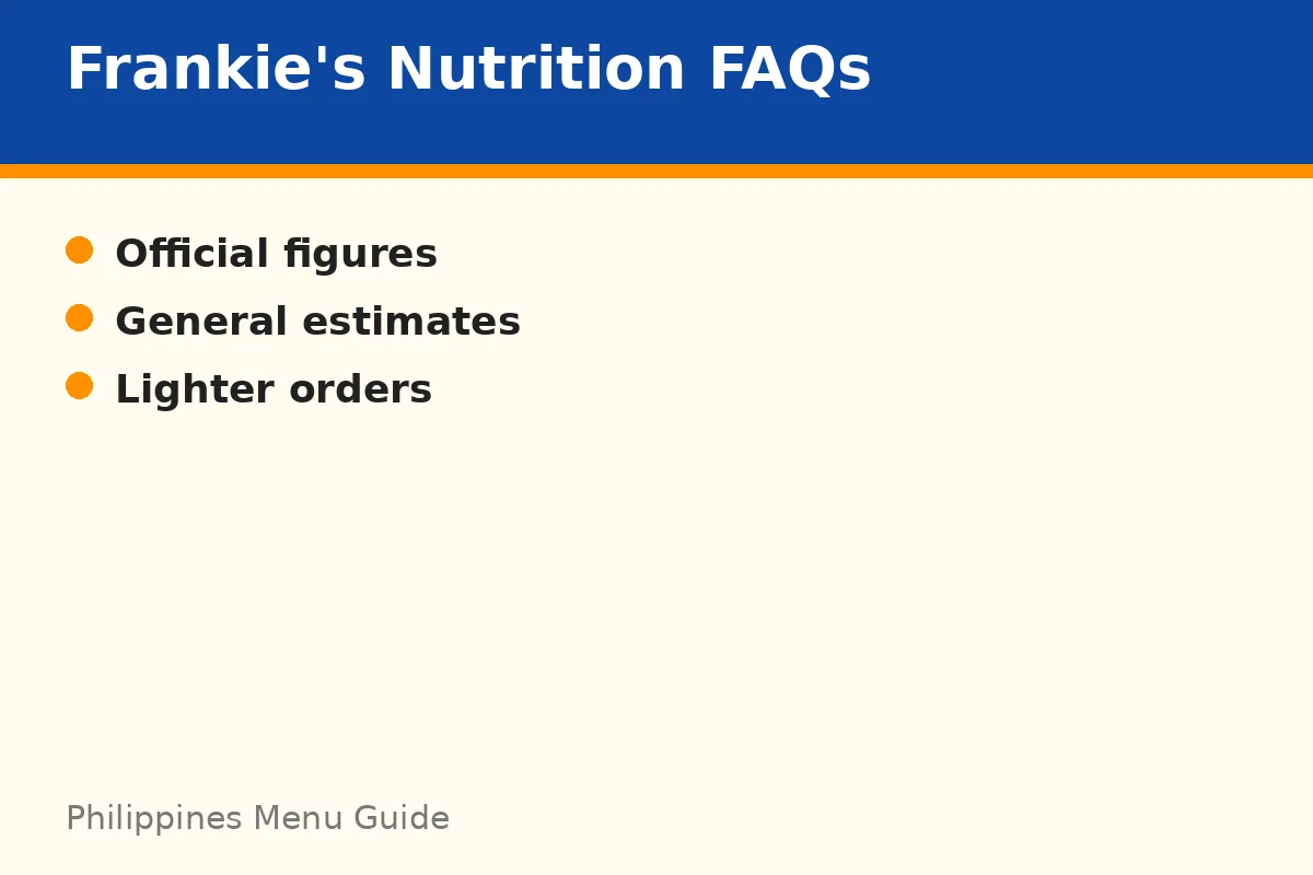 What do readers ask about Frankie's nutrition?