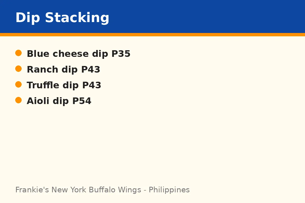 What is dip stacking at Frankie's?