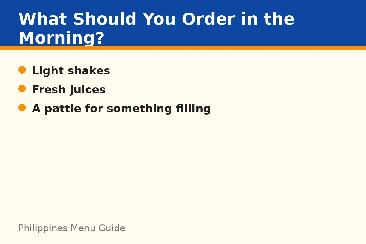 What should you order in the morning at Fruitas?