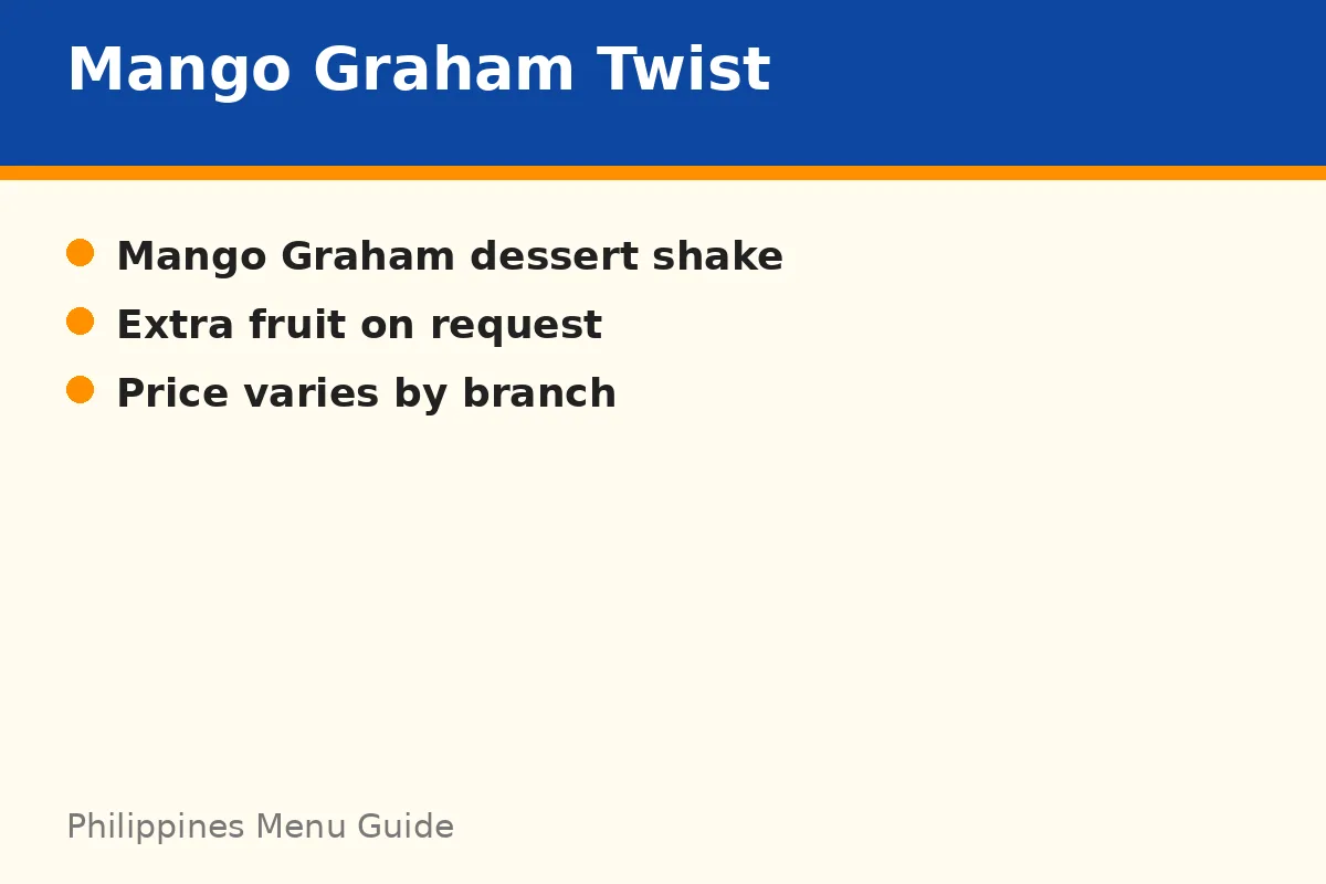 Mango Graham twist