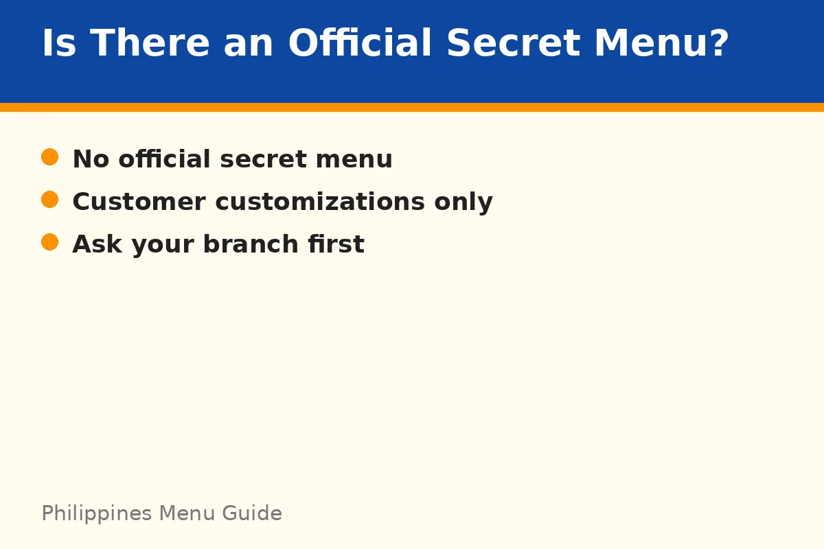 Is there an official Fruitas Fresh Secret Menu?