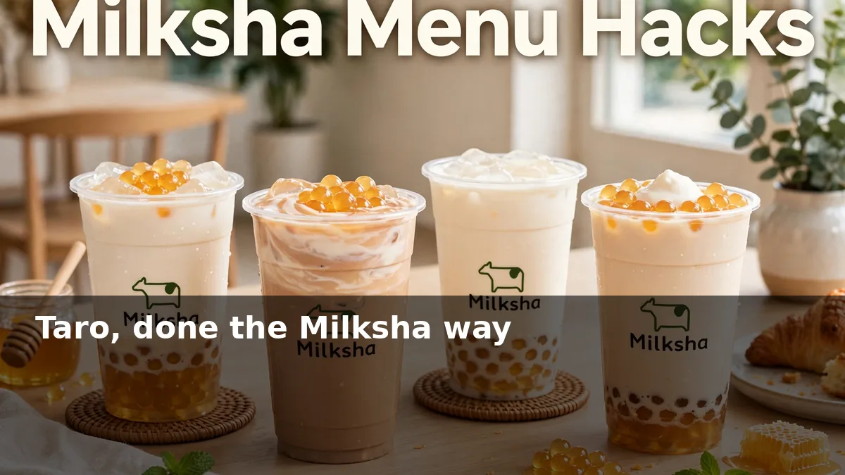 Taro, done the Milksha way