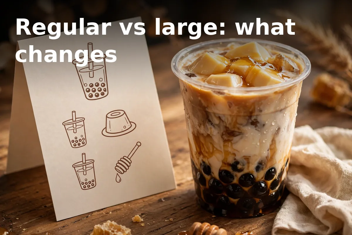 Regular vs large: what changes