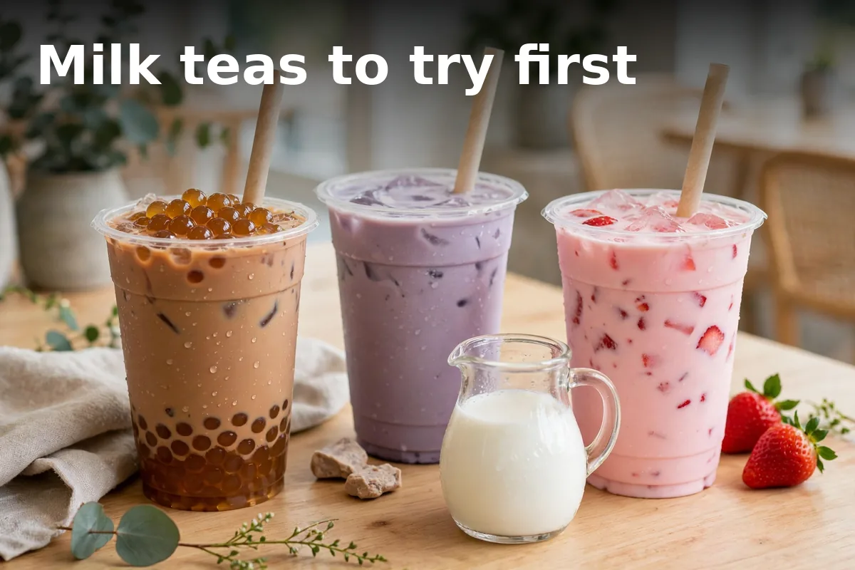 Milk teas to try first